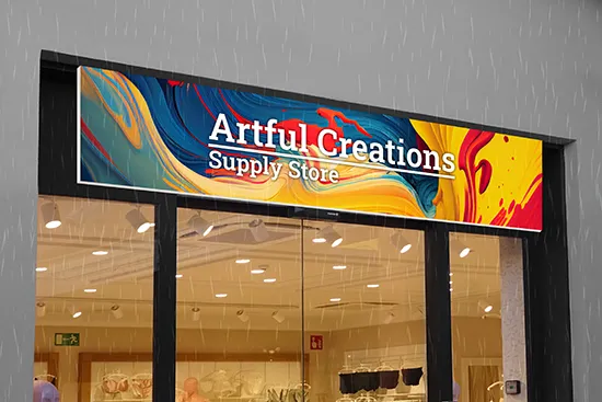 Outdoor DV-LED Shop Fascias - Presentation Media UAE
